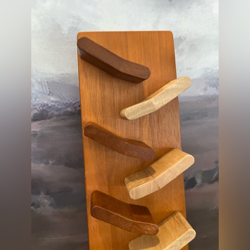 QToys Zig Zag Racing CLASSIC WOODEN FLIP CAR RACE TRACK - Picture 3 of 6